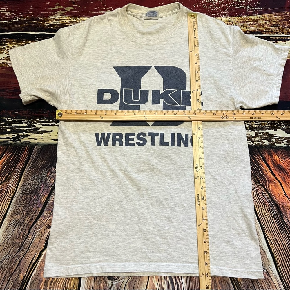 Vintage Duke University Blue Devils Wrestling T Shirt College - Picture 3 of 4